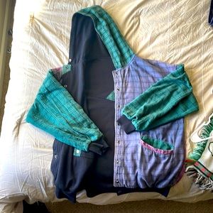 Vintage reversible hoodie